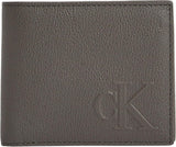 Calvin Klein Pánské Sculpted Impression Billfod Cc Lv04g1022g Cestovní doplňky Bi-Fold Peněženka Pánská Peněženka Naty Shop Gray (Beluga) Os