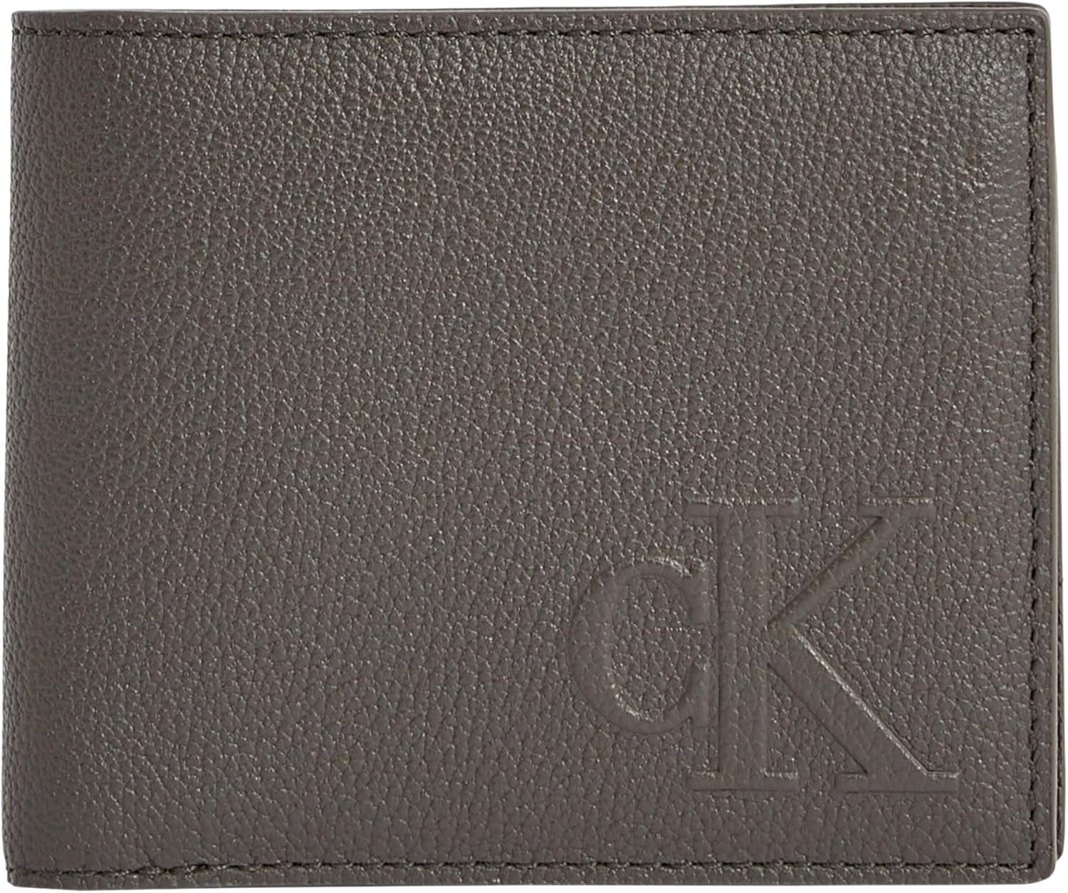 Calvin Klein Pánské Sculpted Impression Billfod Cc Lv04g1022g Cestovní doplňky Bi-Fold Peněženka Pánská Peněženka Naty Shop Gray (Beluga) Os
