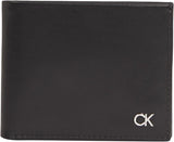 Pánská peněženka Calvin Klein METAL CK BIFOLD 6CC W/BILL, Černá (Ck Black), Pánská peněženka OS Naty Shop Výchozí název