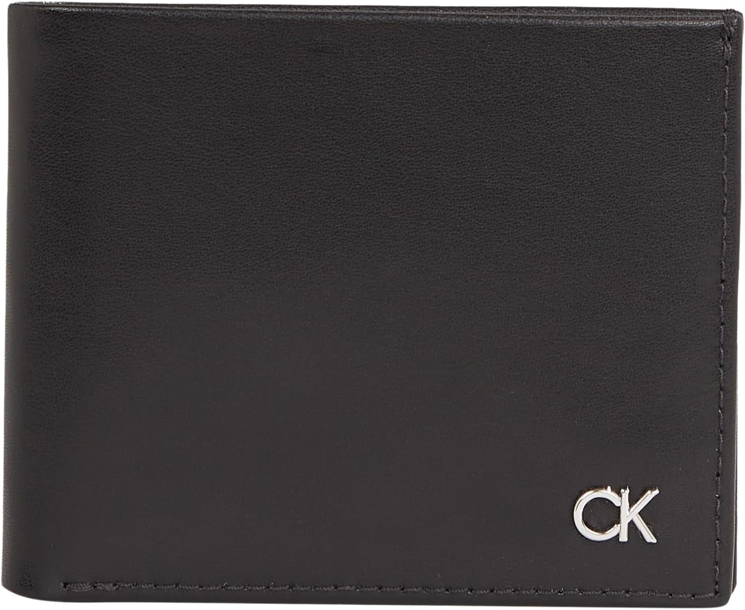 Pánská peněženka Calvin Klein METAL CK BIFOLD 6CC W/BILL, Černá (Ck Black), Pánská peněženka OS Naty Shop Výchozí název
