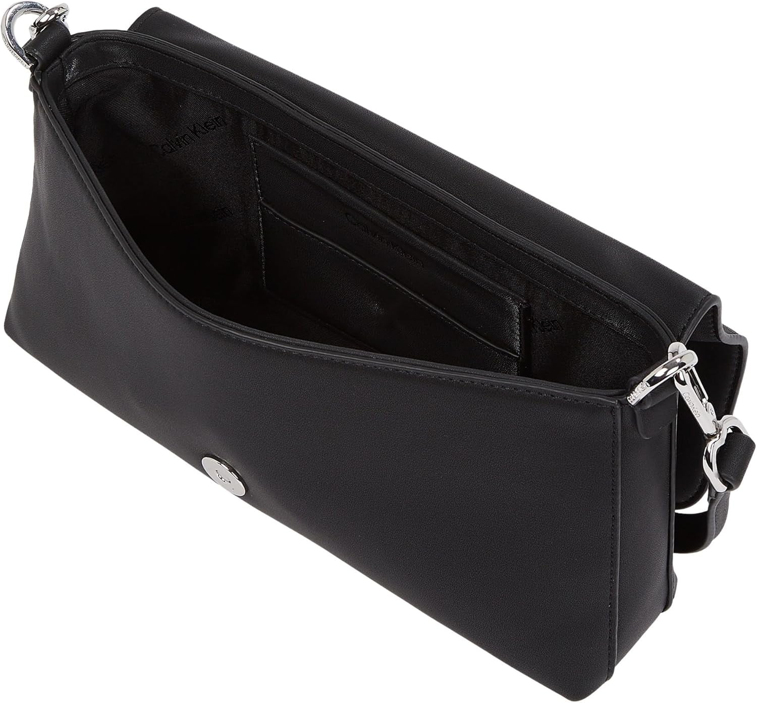 Dámská kabelka přes rameno Calvin Klein s odnímatelným konvertibilním popruhem, černá (Ck Black), One Size Genti Femei Naty Shop