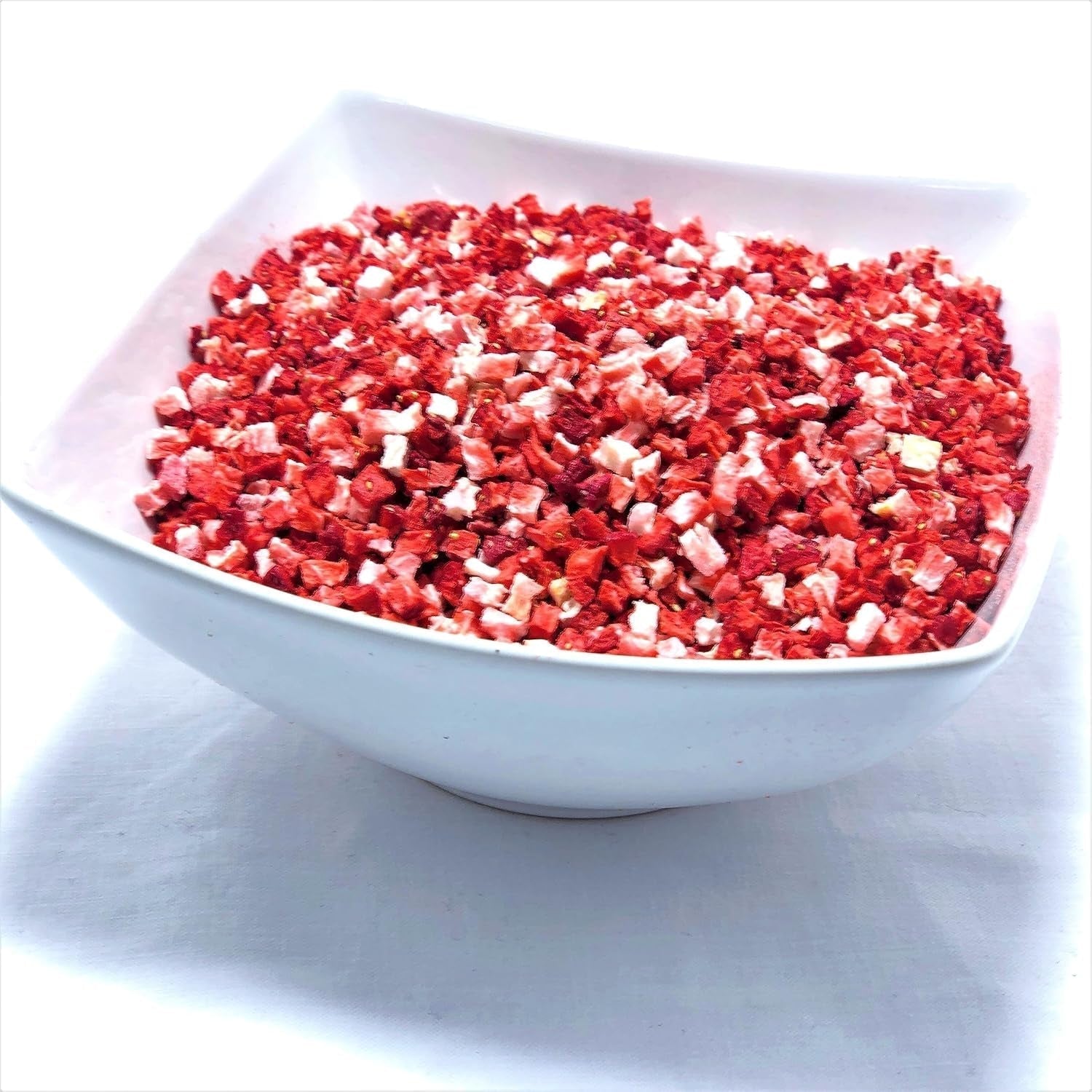 Lyofilizované jahody kousky 100g - Lyofilizované jahody Dehydrované produkty Naty Shop