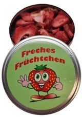 Mrazem sušené jahody v krabičce na cesty, jídlo na nervy, relaxační dárek, sušené jahody Naty Shop Výchozí název