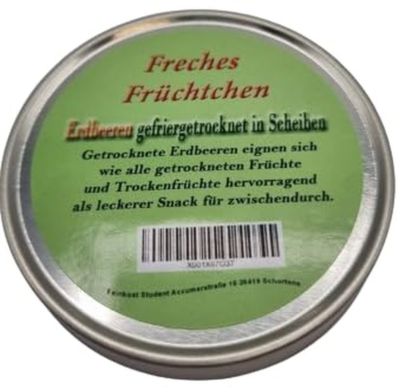 Mrazem sušené jahody v krabičce na cesty, jídlo na nervy, relaxační dárek, sušené jahody Naty Shop