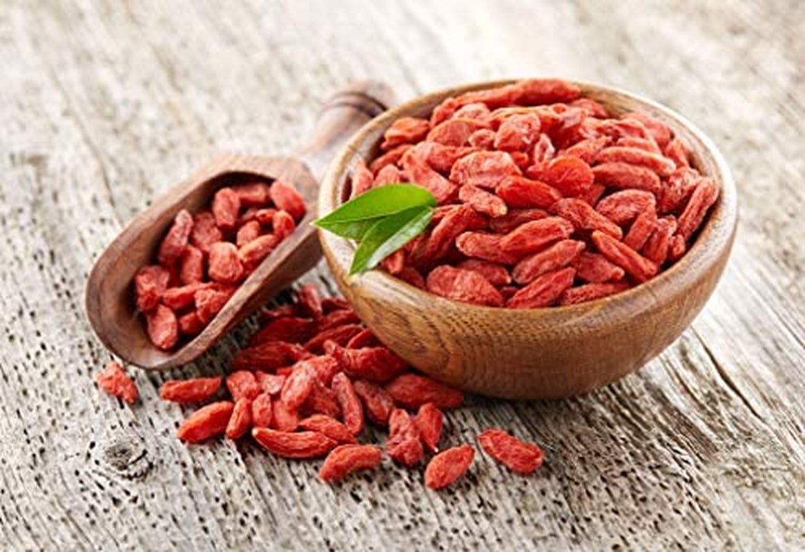 Carefood - Bio Goji Fruit - Superfood 100% přírodní sušené ovoce - Bio svačinka bez přidaného cukru a vhodná pro vegany - sladká chuť s mírnou kyselostí - 200 g Naty Shop dehydratované produkty