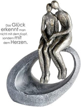 Casablanca - Socha - Dekorativní figurka - Moment - Pár - Poly - barevný bronz - 27 x 19 cm Sošky a plastiky Naty Shop