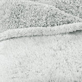 Aqua-Textil Nadýchaná plyšová přikrývka 150 X 200 Cm Šedá Bílá Melange Plyšová TV přikrývka Přehoz Sherpa Fleece Oeko-Tex Ottawa Postele a přikrývky Besuche den aqua-textil-Store