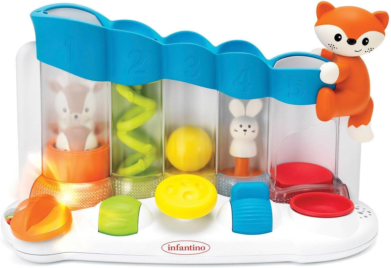 Infantino 216428 Sensorial Ball Drop Piano Senso, vícebarevné dětské hračky Naty Shop Výchozí název
