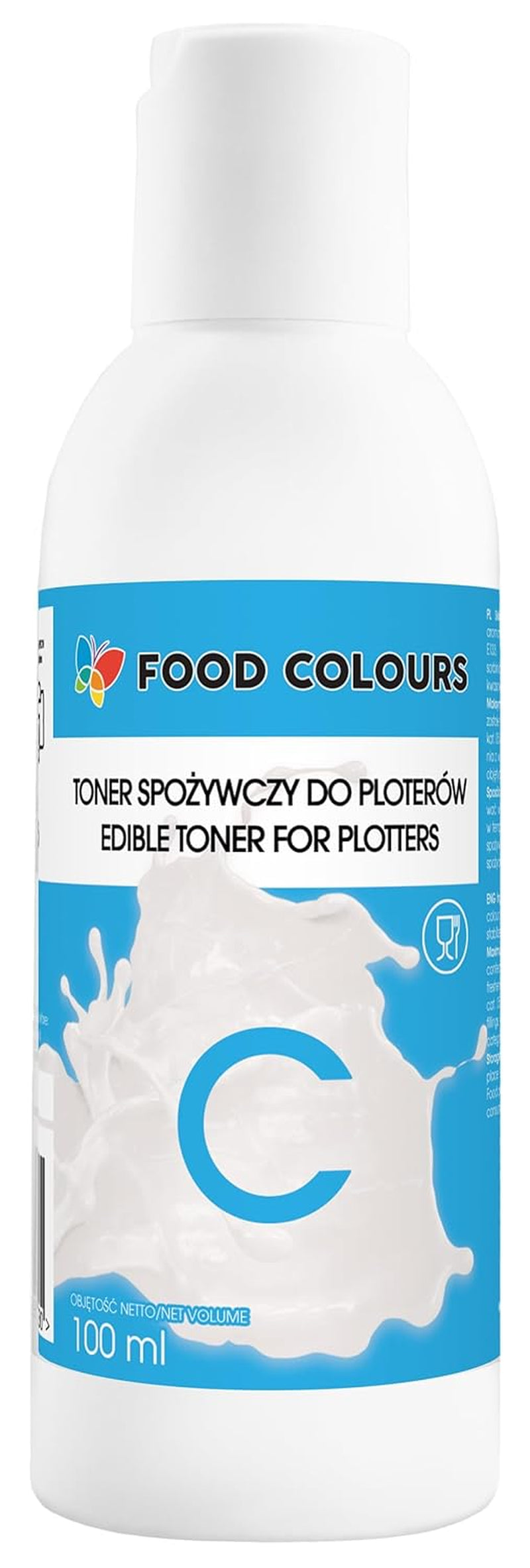 Sada potravinářských barviv s jedlými inkousty pro plotry 6 x 100 ml | Světle azurová | Azurová | Světle purpurová | | Purpurová | Žlutá | Černá | Jedlý potisk, potisk oplatkového papíru, ozdobné polevy dortů
