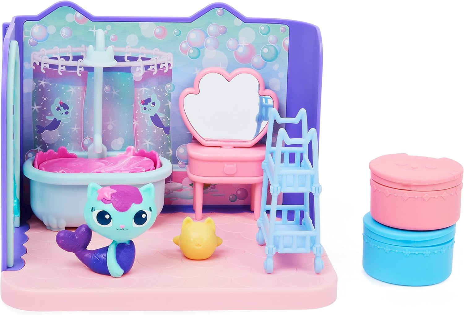 Pokoj Gabby's Dollhouse Deluxe, Groovy Music Room a Deluxe Room, Fancy Pamper Bath, Sea Kitten Bath
