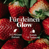 Twinings GLOW Aloe Vera a kopřivový zelený čaj s biotinem - bylinná čajová směs pro přírodní péči o pleť a vlasy 12 balení (10 sáčků každý)