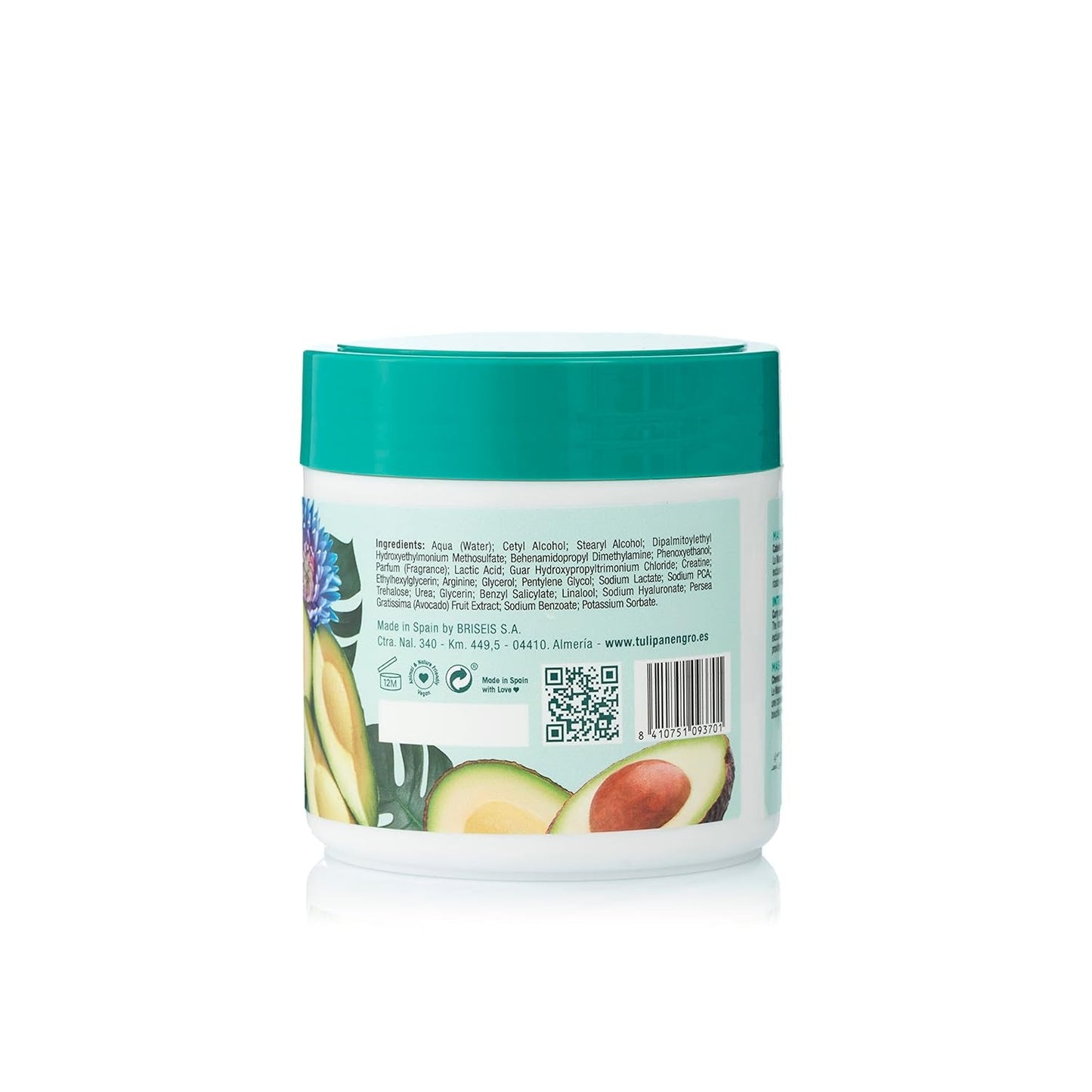 Maska z černého tulipánu, intenzivní, hydratační, 400 ml Naty Shop maska na vlasy