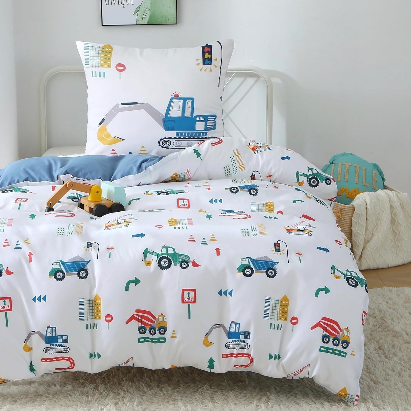 Fekohipy Bettwäsche 135X200 Mädchen Einhorn Kinderbettwäsche Rosa 3D-Druck Mikrofaser Regenbogen Kinder Bettbezug Mit Zwierzweissung Und 1 Kissenbezug 80X80Cm 2-Teilige Kinderbettwäsche-Set Naty Shop 135x200cm + 80x80cm