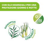 Chicco NaturalZ ochranné vlhčené ubrousky, balení 20 ks. Přírodní letní ochrana s citronovou trávou a eukalyptem, denní a noční ochrana.