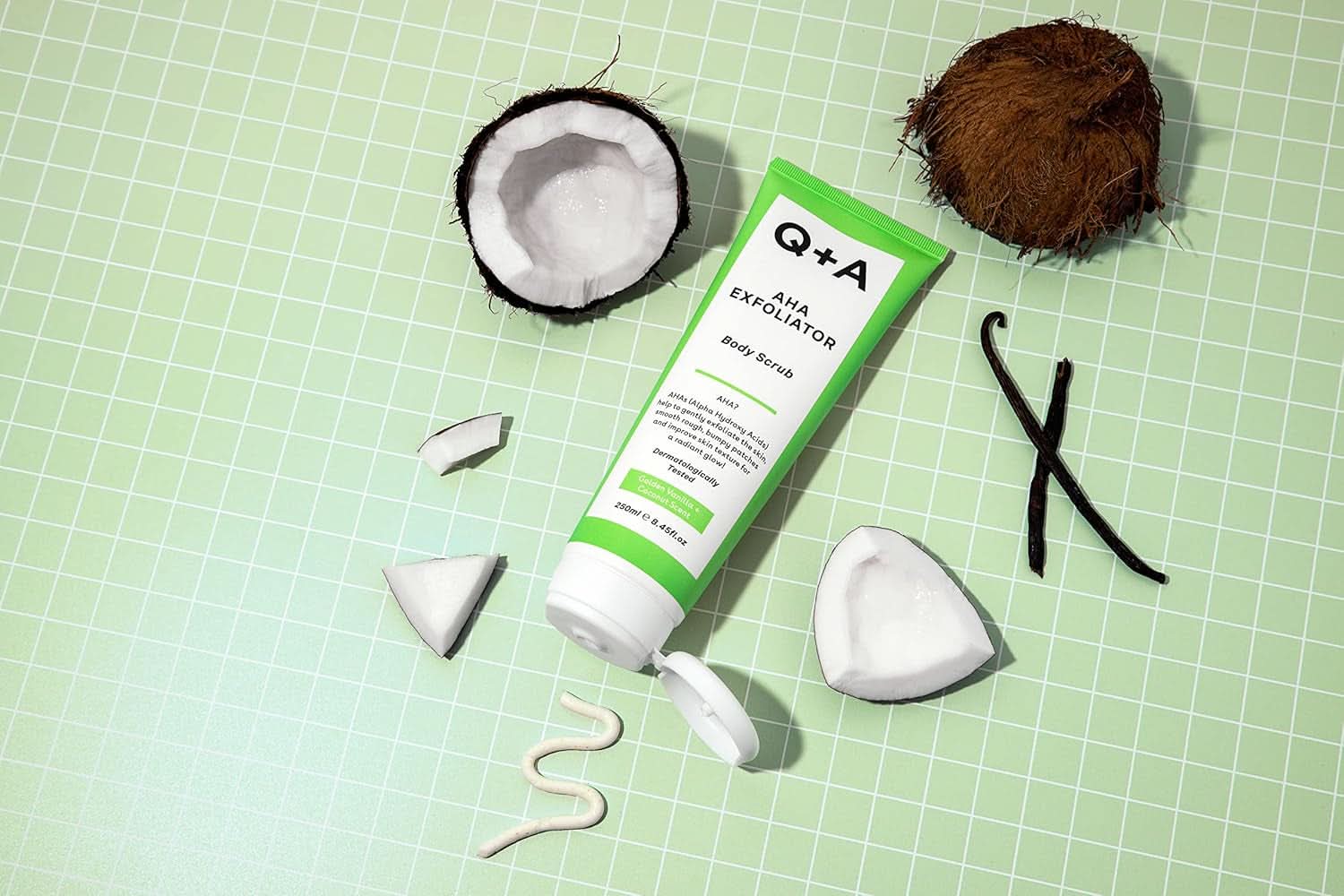 AHA peelingový tělový peeling, 250 ml Cosmetics and Beauty Naty Shop