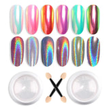GZSY Nail Art Strasssteine ​​​​Nagel Perlen Weiß 12 Raster Nagel Charms Nageldesign Zubehör Perle Nail Art