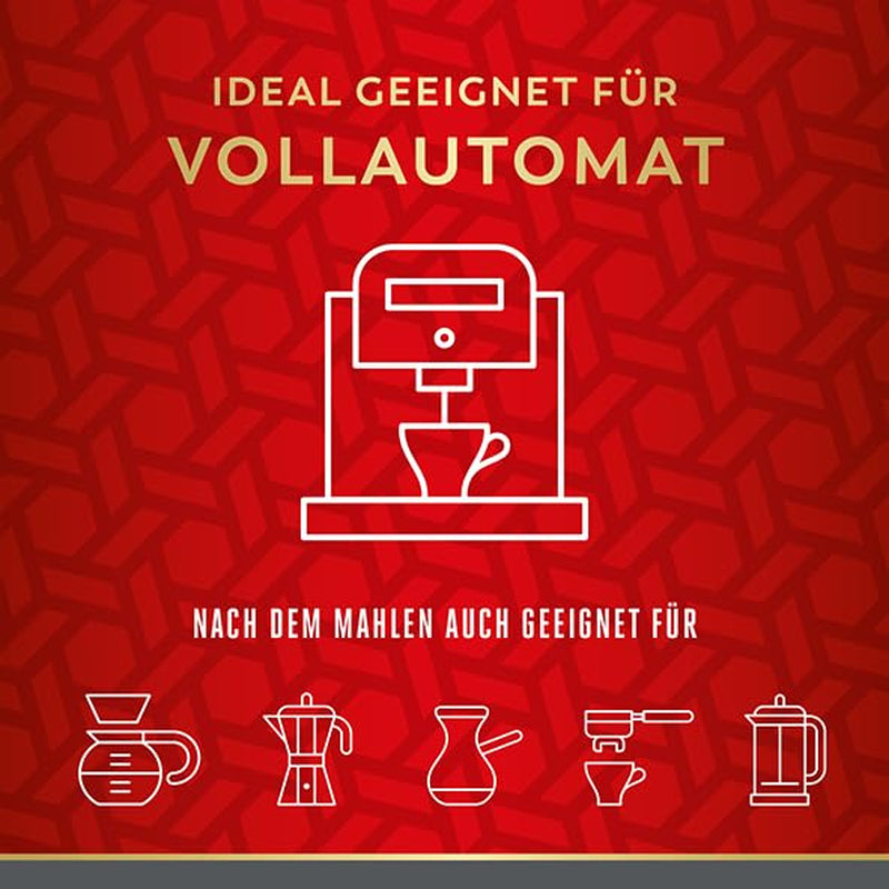 Vídeňská melanž - 500g celozrnné | Klasická vídeňská kávová směs | Aromatická káva získaná ze zrn 100% Arabica Ideální pro plně automatické kávovary a espresso stroje