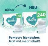 Sada dětských plen Harmonie Velikost 2 (4-8 kg, 240 kusů) MĚSÍČNÍ BOX a Krabice na vlhčené ubrousky Harmonie Aqua Baby 720 ubrousků (15 x 48), Baby Essentials