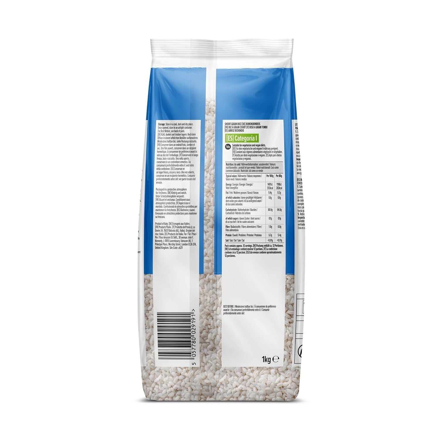 Krátkozrnná rýže z Amazonie, 1 kg