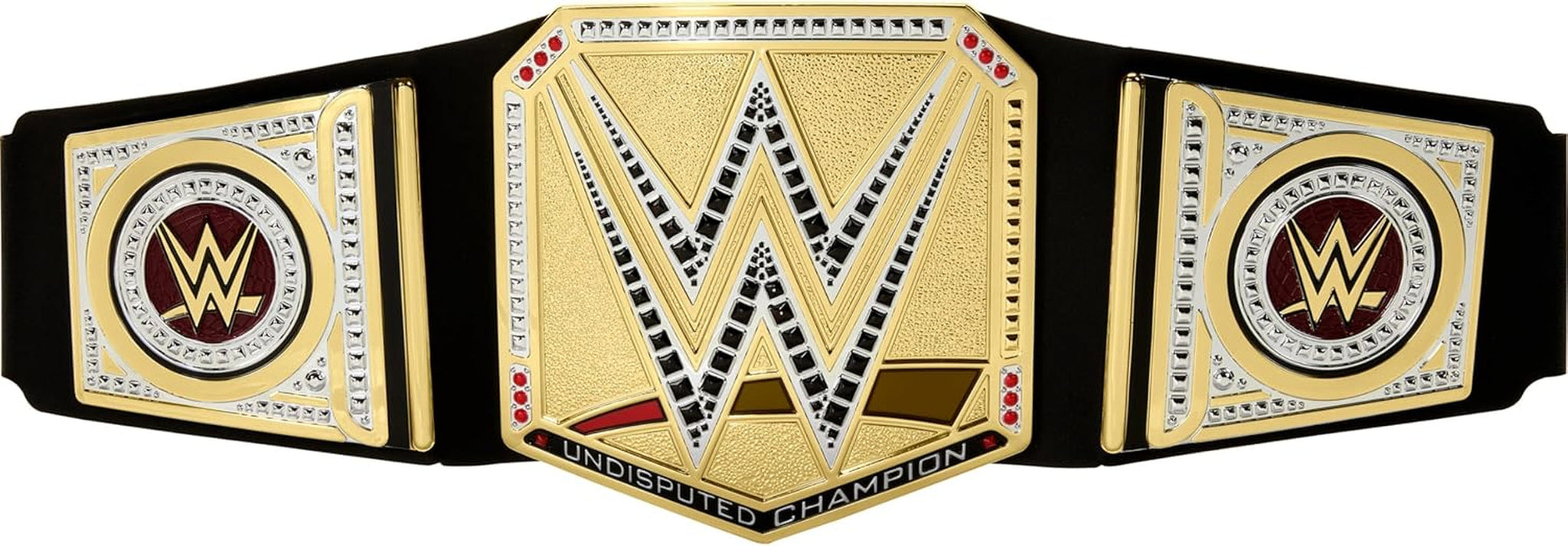 Mattel Mattel WWE Championship Belt, nesporný WWE Universal Championship Role Play A Kostým, Přibl. 100 cm dlouhý pásek z umělé kůže s jedinečným střihem, HYJ35 Akční figurky Naty Shop Výchozí název