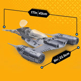 Star Wars Epic Hero Series N-1 Starfighter of the Mandalorian, velké akční figurky a vzrušující doplňky pro napínavé manévry, vzrušující dárkové akční figurky Naty Shop