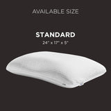 TEMPUR-PEDIC Symphony Polštář Vyrobeno z paměťové pěny, Luxusní, Měkké, Standardní, Bílé Standardní polštáře Naty Shop