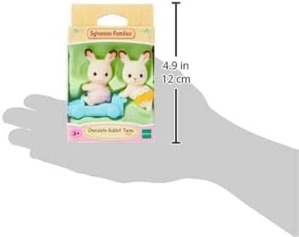 Dvojčata čokoládového králíka Sylvanian Families L5420 - figurky domečku pro panenky Naty Shop Dolls