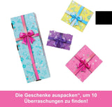 Party panenka Barbie rozbalená a doplňky Birthday Pet Series 10 Překvapení Party Star Set včetně efektu měnícího barvu a dortových dekorací JFG72