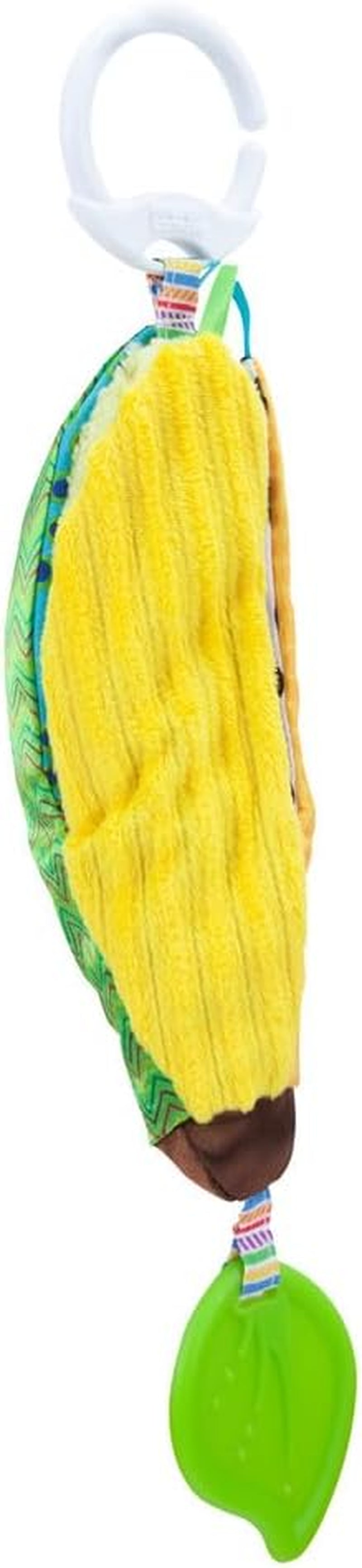 LAMAZE Bea the Banana, klip na kočárek a kočárek Hračka pro novorozence, smyslová hračka pro miminko s barvami a zvuky, vývojová hračka pro chlapce a dívky 0-24 měsíců, žluté hračky pro miminka Naty Shop Bea The Banana