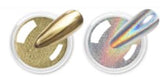 BISHENGYF Silver Chrome Nail Powder – Metal Holo Chromfarbener Nagelpuder, 1G Cromepulver Nägel Glitzer Glänzende Silver Nagelpulver Spiegeleffekt Pigment Nagelkunst, Diy-Dekor-Dekor Frauen Geschenk
