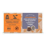 Od Amazon Heimkompostierbare Kaffeekapseln, kompatibel s Nespresso, 100 % kolumbianischer Arabica, 20 Stück – Rainforest Alliance-zertifiziert