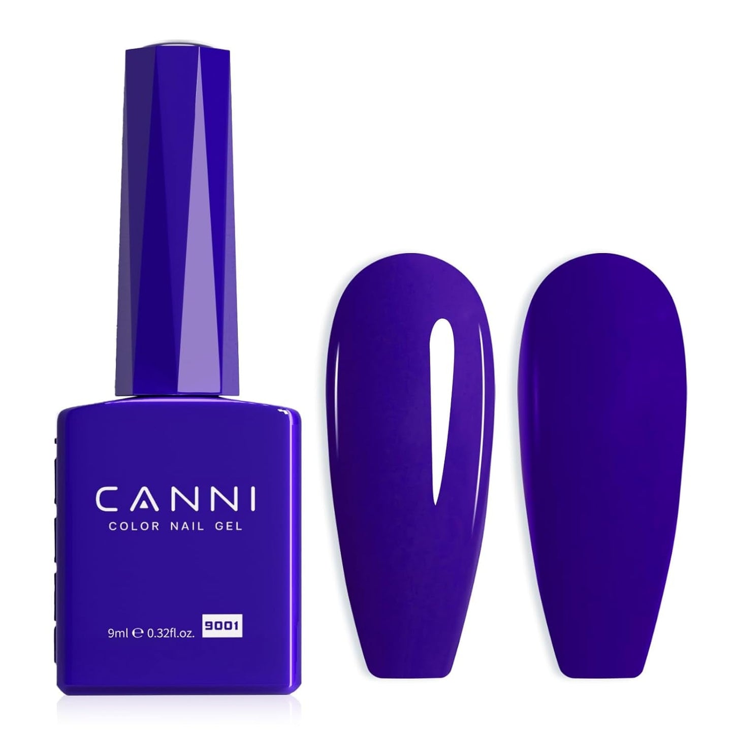CANNI gel lak na nehty, semipermanentní, tmavě fialový, lak na nehty, UV gel, soak off, manikúra