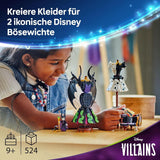 LEGO Ç€ Disney Villains The Dresses Of Maleficent And Cruella De Vil - Hračka pro chlapce a dívky od 9 let - Vč. 2 minipanenky a 2 figurky zvířat – dárek k narozeninám pro fanoušky 43262 Stavebnice Besuche den LEGO-Store
