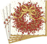 Třívrstvé papírové ubrousky 8070C, 20 kusů, 25 x 25 cm, pepř