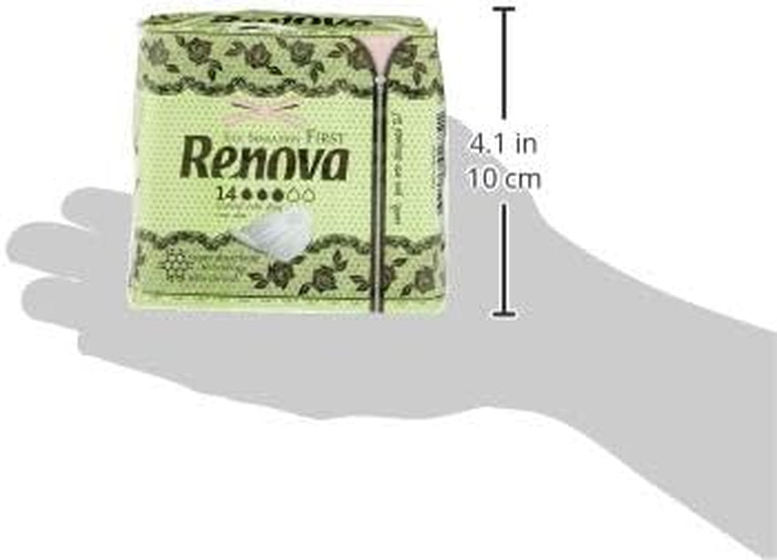 Renovujte první normální komprese s křídly | 14 tablet | Ultra tenký a super absorpční