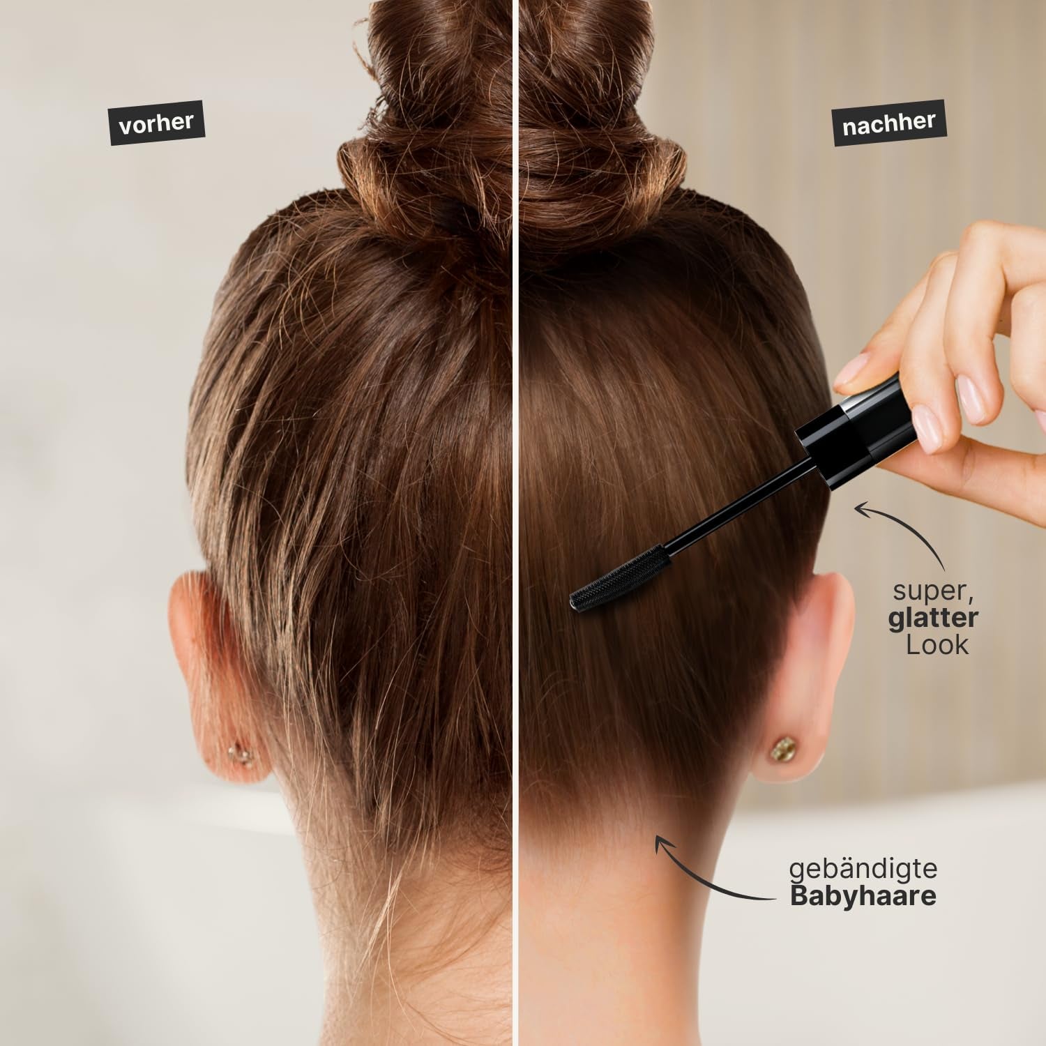 IMPERIO Hair Finishing Stick for Baby Hair - Prémiová řasenka pro dětské vlásky pro zkrocení jemných a polámaných vlasů - 12 ml Transparentní barva na vlasy Naty Shop