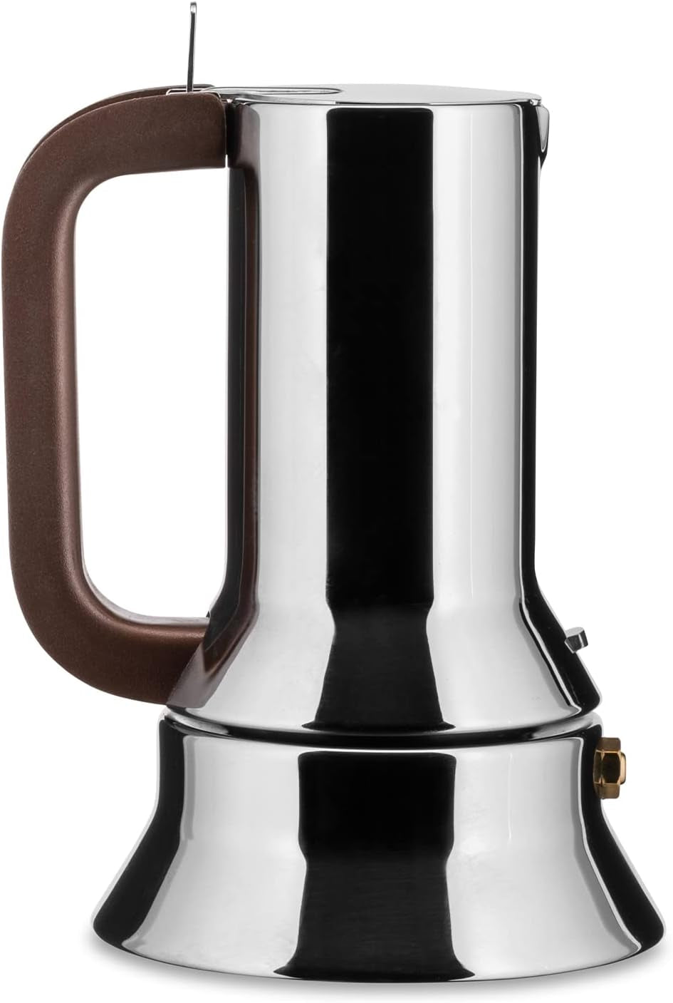 Alessi 9090/6 Espresso se 6 šálky na indukci, nerezová ocel, stříbrná, 15,5 x 13,5 x 27 cm