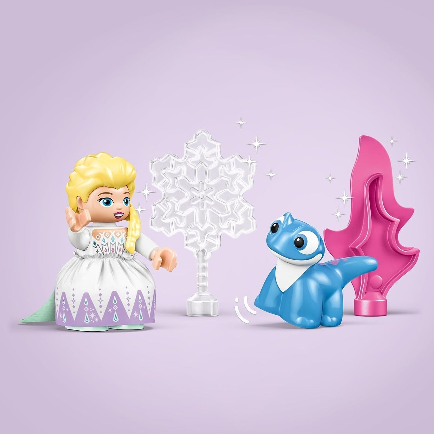 LEGO DUPLO | Disney ELSA a Bruni v kouzelném lese, figurky ledové královny 4 pro 2 roky, předškolní dárek pro dívky a chlapce od 2 let, na základě Frozen 2 10418 stavebnic Beuche den LEGO-Store