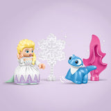 LEGO DUPLO | Disney ELSA a Bruni v kouzelném lese, figurky ledové královny 4 pro 2 roky, předškolní dárek pro dívky a chlapce od 2 let, na základě Frozen 2 10418 stavebnic Beuche den LEGO-Store