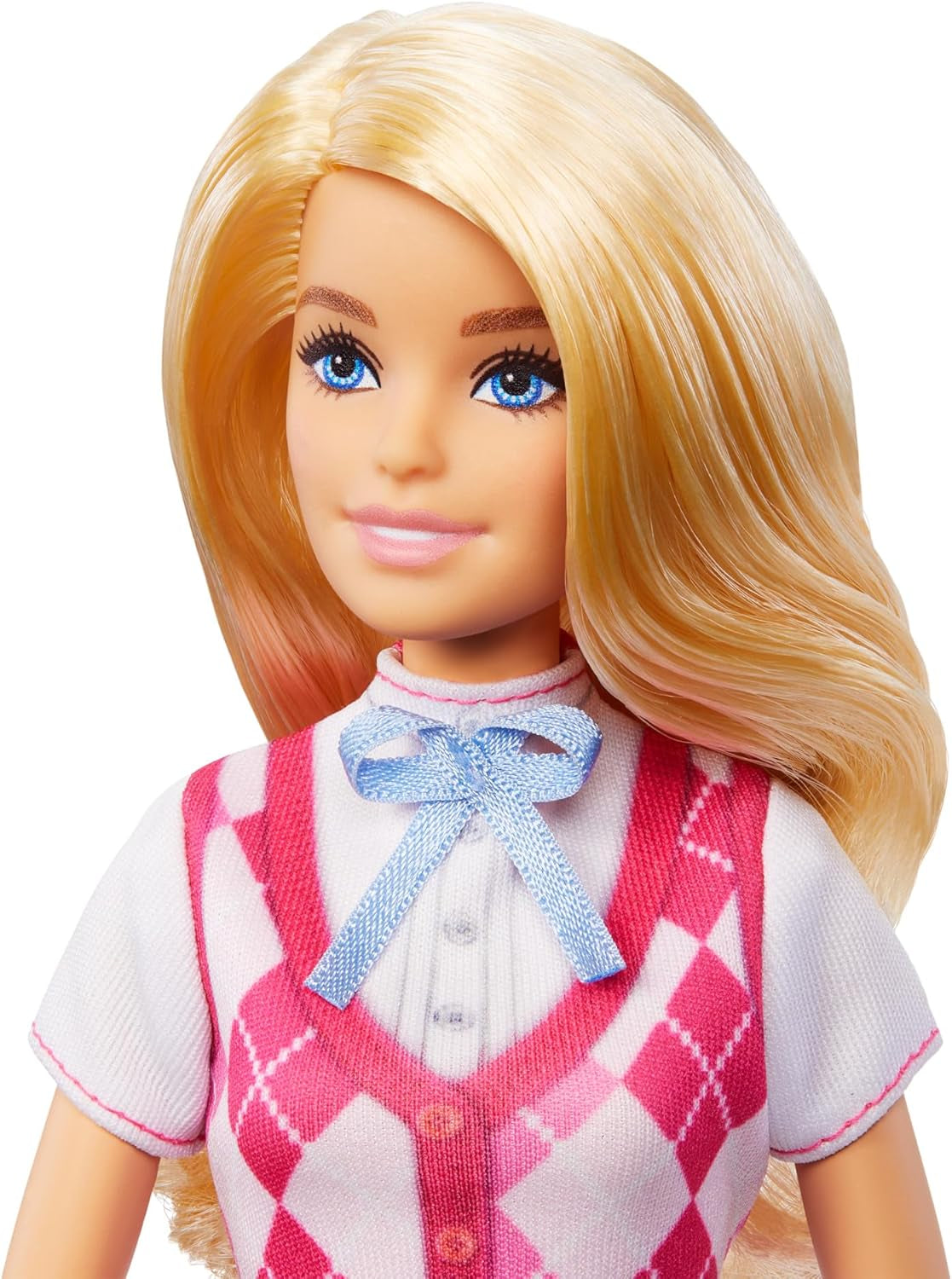 Panenka Barbie Malibu a doplňky z Barbie Mysteries: The Secret Horse Adventure, včetně módní panenky, odnímatelného jezdeckého oblečení a helmy, HXJ38