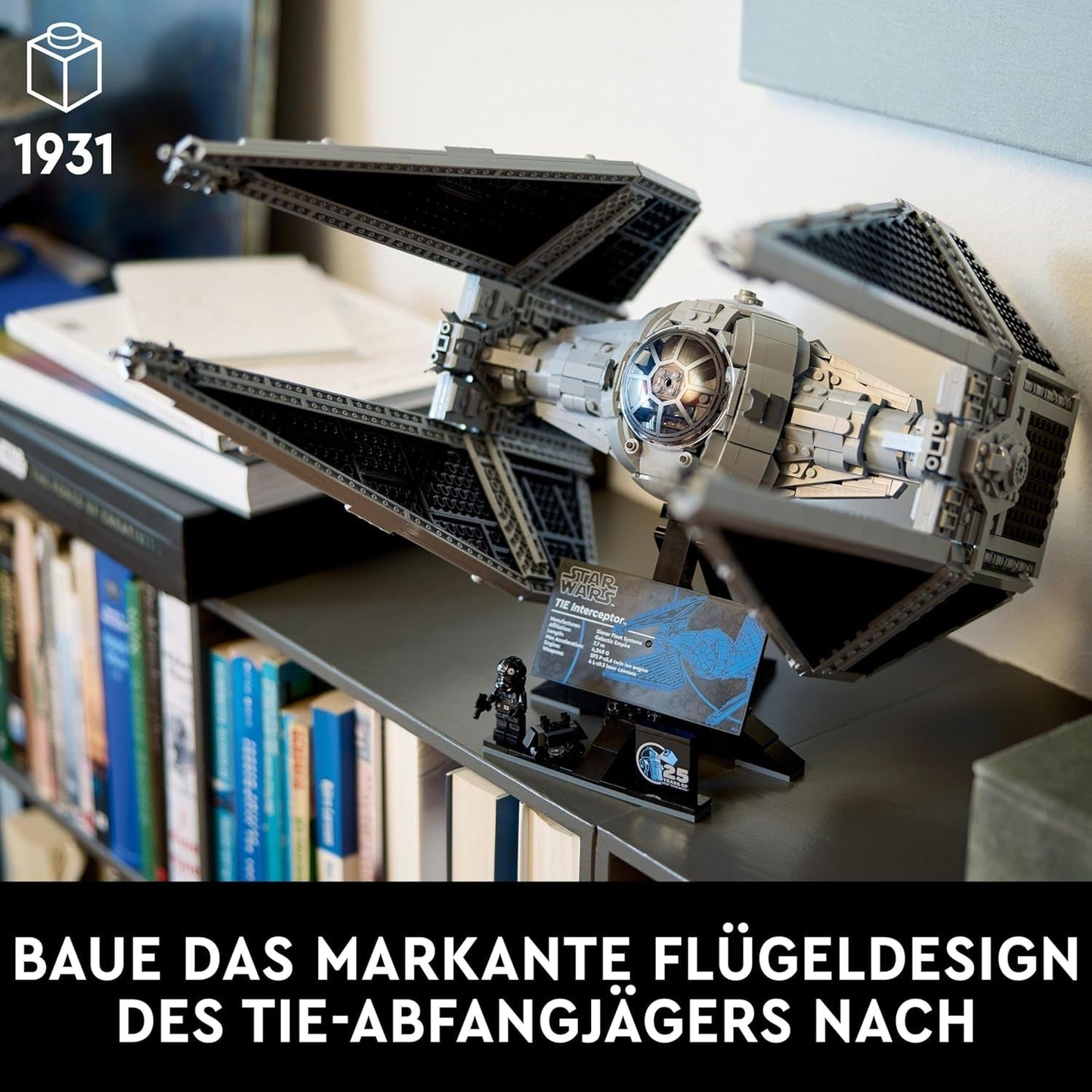 LEGO Star Wars Kravata Interceptor Nejlepší sběratelská sada Kreativní stavebnice pro dospělé Hvězdná stíhačka Cihla Model Fan Dárek Sběratelská sada Ucs 75382 Stavebnice Besuche den LEGO-Store