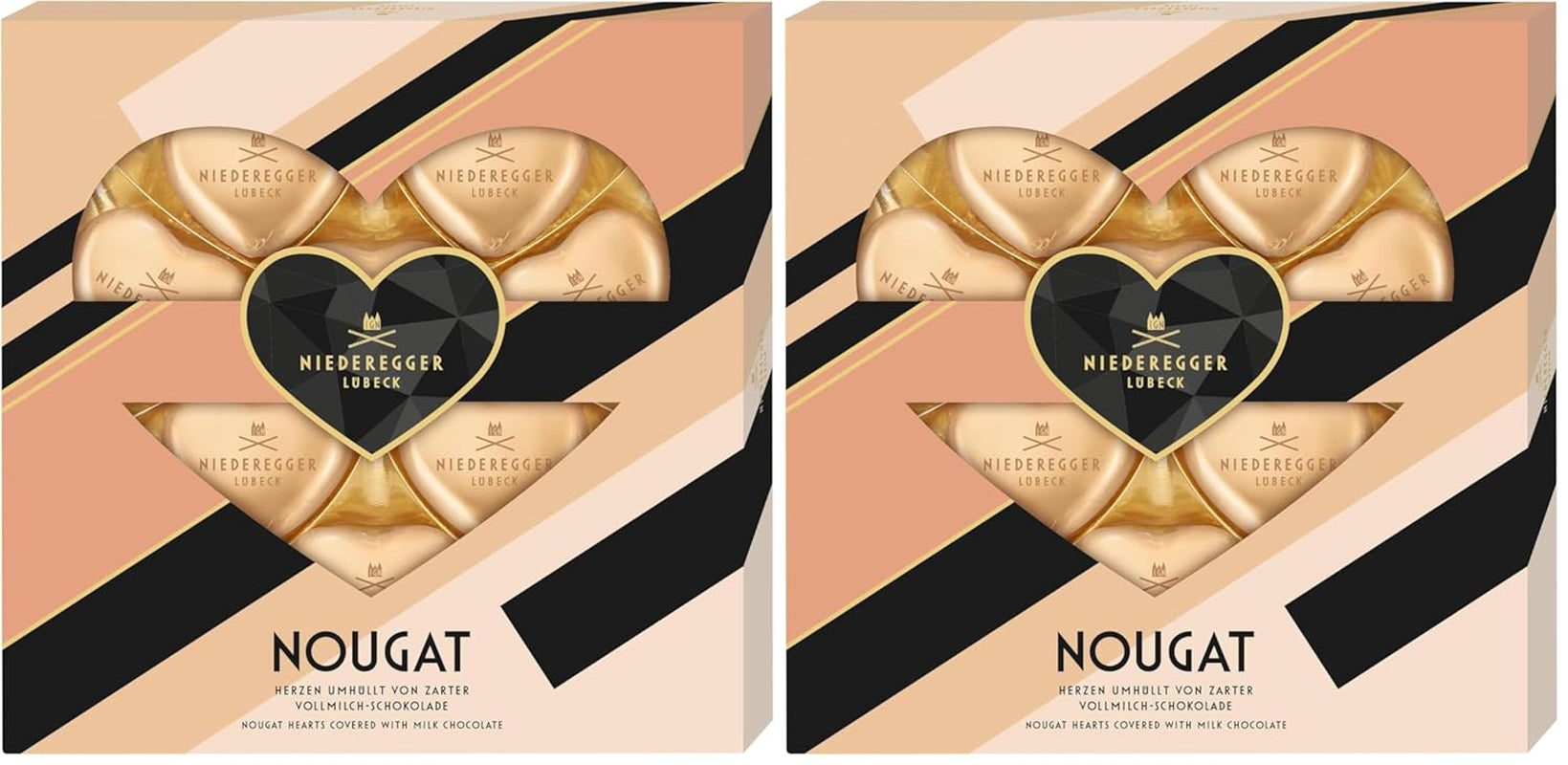 Niederegger nugátové srdce, 125 g