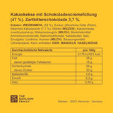 Křupavé sušenky s kakaem a krémem z tmavé čokolády, balení 14 ks, na uskladnění nebo prodej (14 x 190 g)