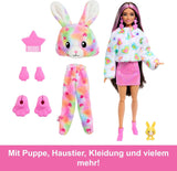 Panenka Barbie Cutie Reveal a doplňky, Batikovaný plyšový obleček a 10 barevných překvapení, řada Color Dream, HRK38 Naty Shop Dolls