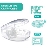 PHYSIOFORMA MINI MĚKKÁ SUSPENZE PRO ČIŠTĚNÍ, SVĚTLÁ, 2-6M, 100% SILIKON, 2 KS
