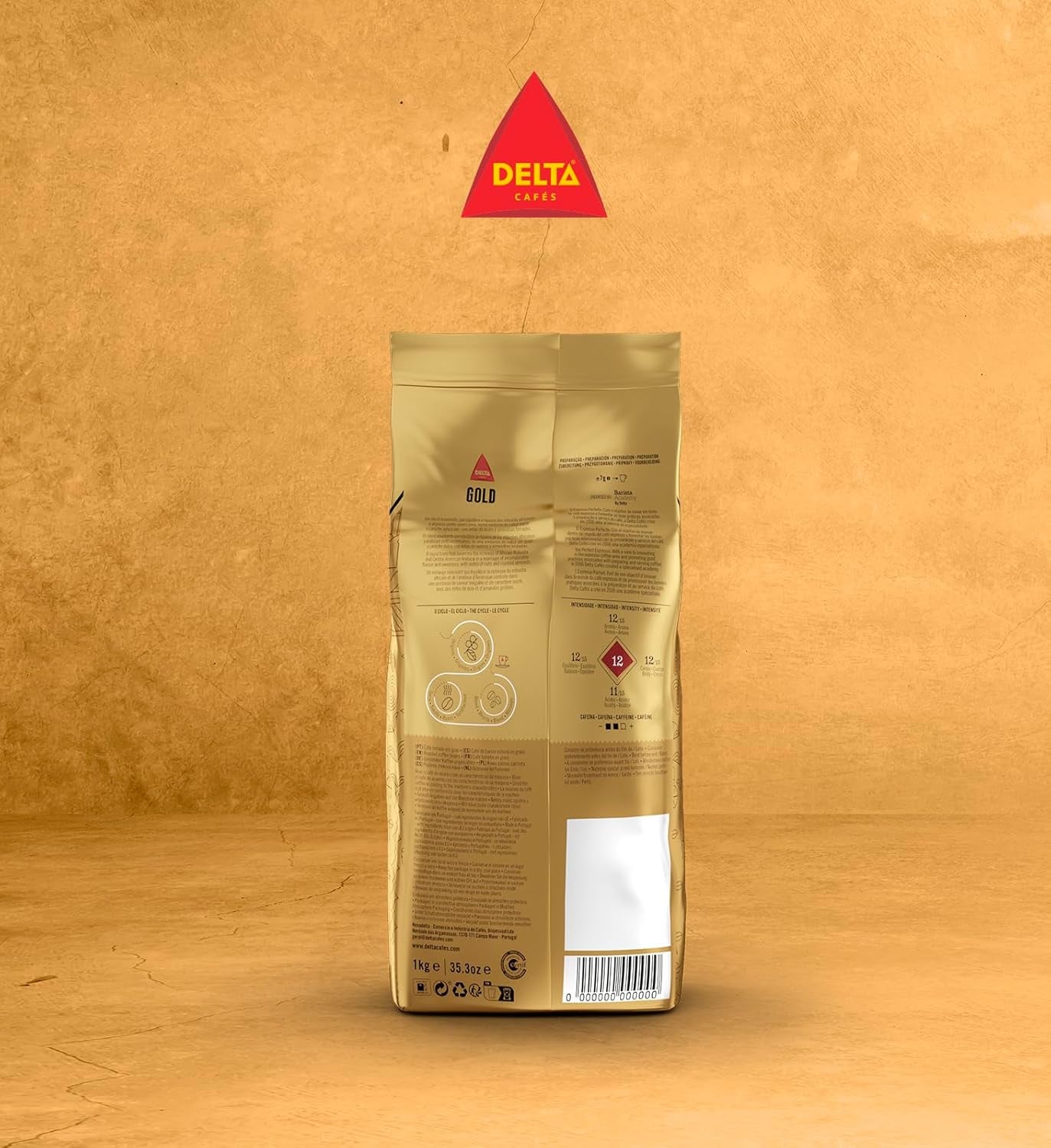 Kávová zrna Delta GOLD (1kg)