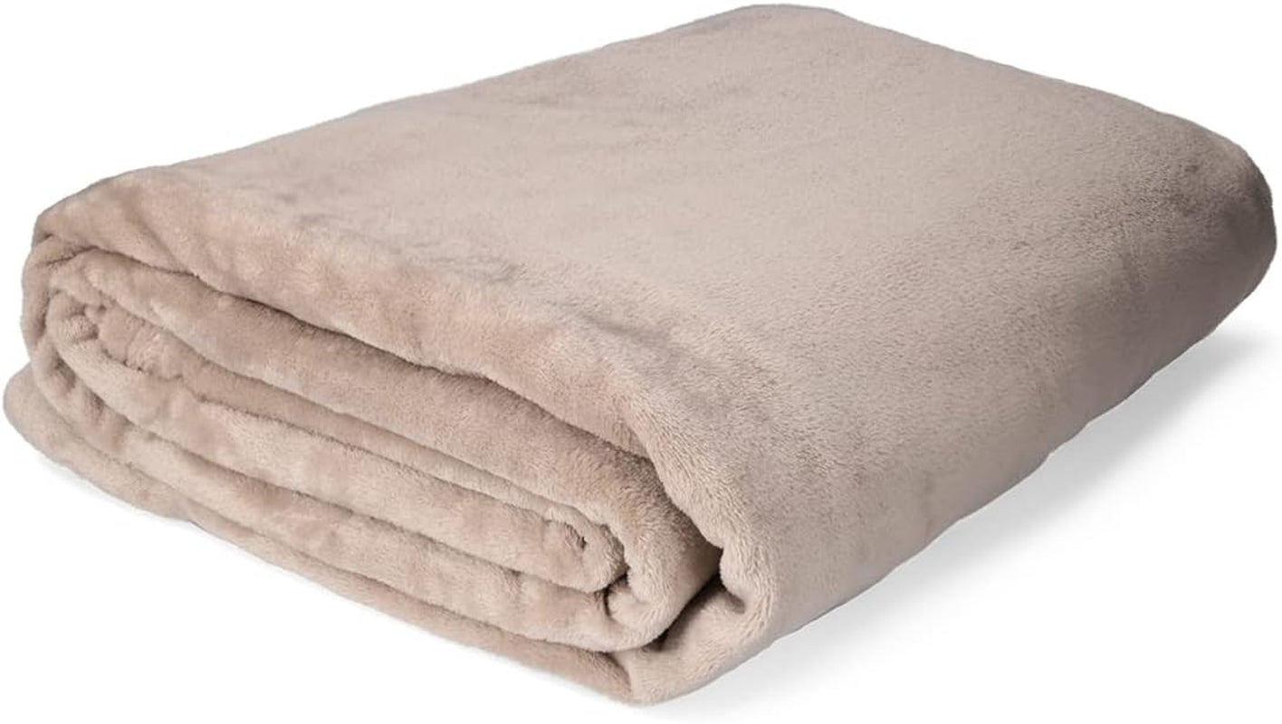 HOMLA Nadýchaná a hřejivá červená fleecová deka - na pohovku a postel Pohodlná deka Sedací deka Deka do obývacího pokoje - snadná údržba 150 X 200 cm Růžová Postele a přikrývky Besuche den HOMLA-Store Béžová Mukava Polyester 200X220 Cm