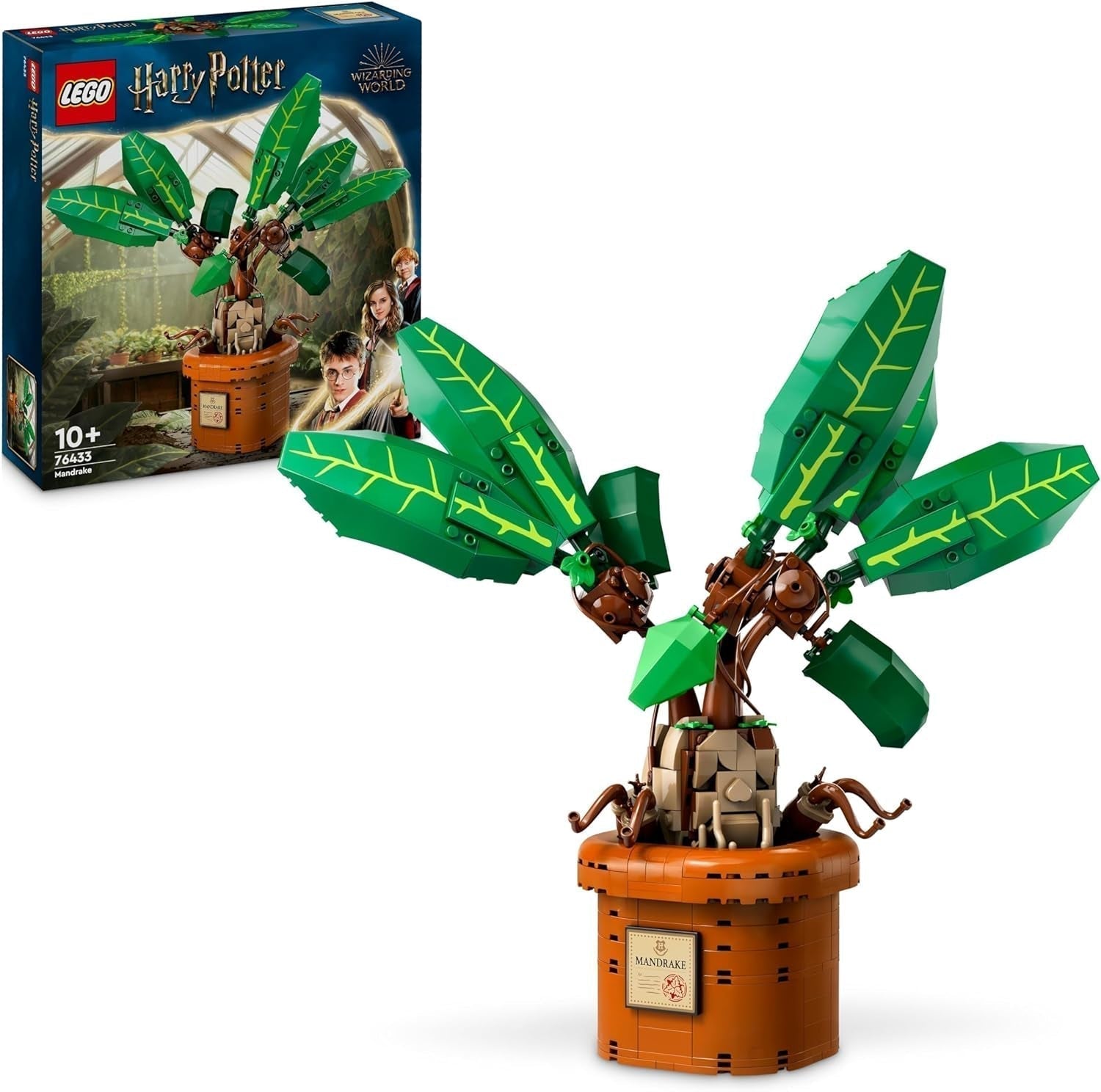 LEGO Harry Potter Magic Potion Plant: Mandragora, hračka s rostlinami v květináči, kouzelný dárek pro dívky, chlapce a všechny fanoušky, nápaditá dětská herní sada, domácí dekorace 76433 Stavebnice Besuche den LEGO-Store Výchozí název