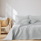 Ameliahome přehoz 170X210 Cm Oboustranný přehoz Ultrazvukové prošívání Polyester Ofélie tmavě zelená Postele a přikrývky Besuche den AmeliaHome-Store Ophelia Silver 170X210 Cm