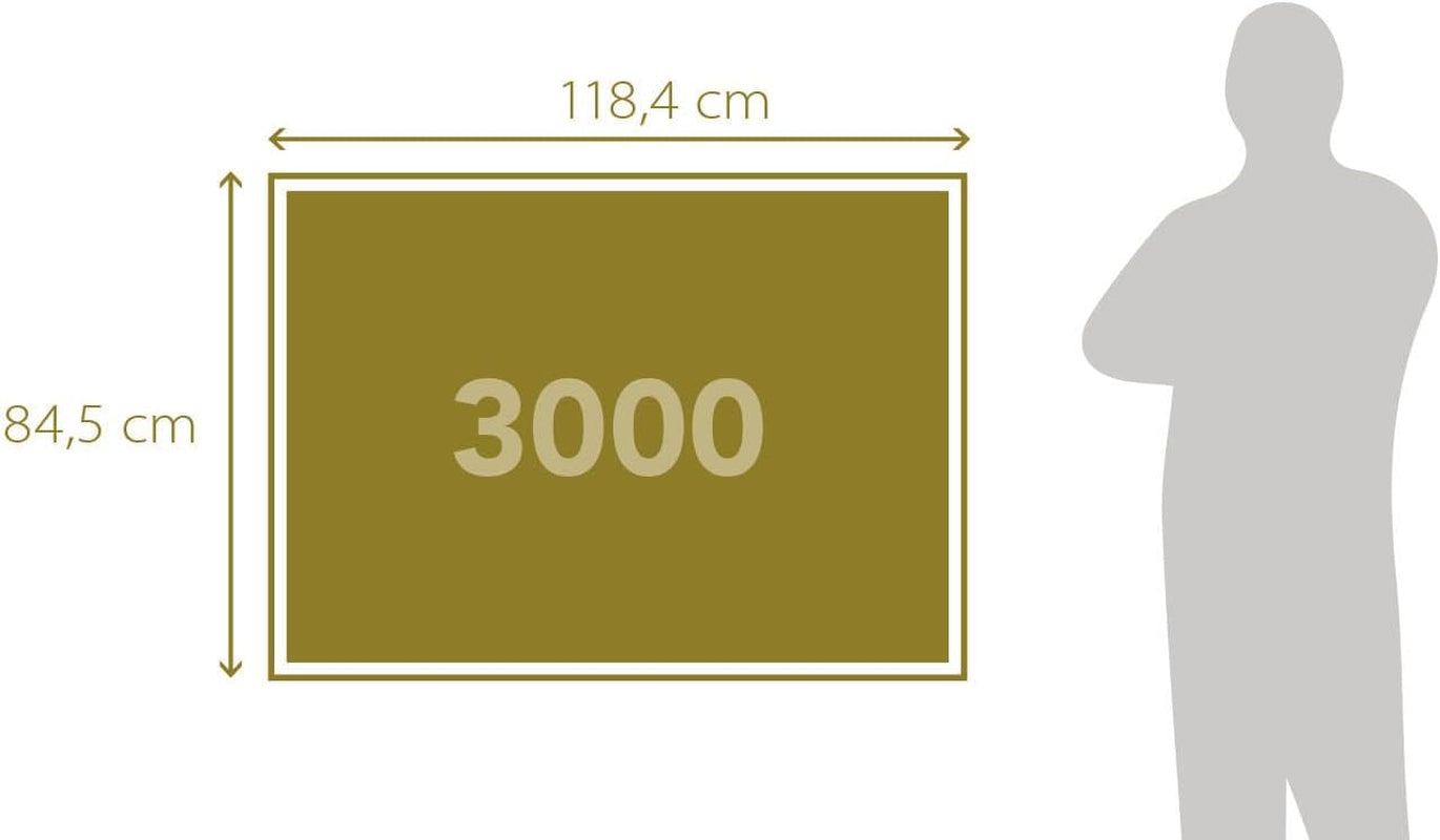 Clementoni 33550 Dreamlike Paris - Puzzle 3000 dílků od 9 let, Barevné puzzle pro dospělé s výraznými barvami, Dovednostní hra pro celou rodinu, Pěkný tip na dárek Puzzle Naty Shop